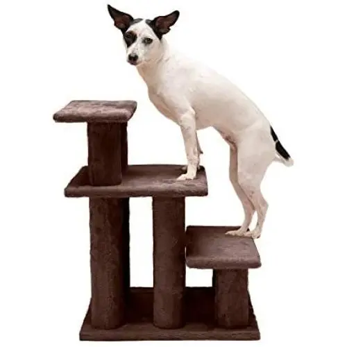 Furhaven Pet - Steady Paws Furniture Assist Multi-Step Dog Stairs for High Beds & Couch for Dogs & Cats - Multiple Heights & Colors Furhaven Pet - Steady Paws Furniture Assist Multi-Step Dog Stairs for High Beds & Couch for Dogs & Cats - Multiple Heights & Colors