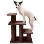 Furhaven Pet - Steady Paws Furniture Assist Multi-Step Dog Stairs for High Beds & Couch for Dogs & Cats - Multiple Heights & Colors