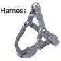 DOGNESS Comfortable Series - Harness and Leash Sets - Adjustable Lengths, Soft,Sustainable and Eco-Friendly Cotton for Small and Medium and Large Dogs Training, Walking, Running