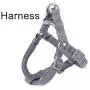 DOGNESS Comfortable Series - Harness and Leash Sets - Adjustable Lengths, Soft,Sustainable and Eco-Friendly Cotton for Small and Medium and Large Dogs Training, Walking, Running