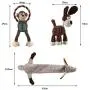 Squeaky Dog Toys 6 Pieces, Corduroy Stuffed Animal Dog Toy and No Stuffing Dog Chew Toy Cute Plush Pet Toy for Small Medium Dogs Cats Puppy Playing Chewing, Not Fit for Large Dogs Squeaky Dog Toys 6 Pieces, Corduroy Stuffed Animal Dog Toy and No Stuffing Dog Chew Toy Cute Plush Pet Toy for Small Medium Dogs Cats Puppy Playing Chewing, Not Fit for Large Dogs
