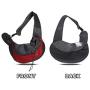 TNZMART Pet Dog Sling Carrier Hands Free Dog Portable Sling Bag Breathable Mesh Travel Safe Sling Bag Carrier for Small Dogs Cats
