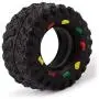Mr.yang Tire Dog Toys Interactive Squeaky Dog Toys 1pcs（Black）