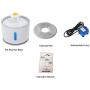 ZZK 2.4L Automatic pet cat Dog Drinking Fountain Pump Automatic LED Night Light Cycle Cats and Dogs Bowl of Water and Electricity Supplies