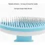 PETPOPO 2 Colors Pet Grooming Brush,One Button to Self Cleaning,Round Head Steel Needle with Strong Flexibility,Fits The Hair And Promotes Blood Circulation,Sicker Brush,for Dog and Cat and Small Pets PETPOPO 2 Colors Pet Grooming Brush,One Button to Self Cleaning,Round Head Steel Needle with Strong Flexibility,Fits The Hair And Promotes Blood Circulation,Sicker Brush,for Dog and Cat and Small Pets