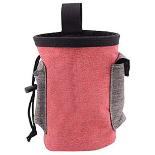 QERNTPEY Dog Treat Pouch for Training Dog Treat Pouch Bag with Poop Bag Holder Dog Walking Bag with Adjustable Belt Pet Training Bag Easily Carries Pet Toys, Kibble, Treats
