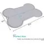 UPSKY Dog Cat Food Mat Large 22'' x 16'' Non-Slip Pet Dog Feeding Mat Waterproof Silicone Dog Food Tray, Bone-Shaped Easy to Clean Dog Cat Placemat UPSKY Dog Cat Food Mat Large 22'' x 16'' Non-Slip Pet Dog Feeding Mat Waterproof Silicone Dog Food Tray, Bone-Shaped Easy to Clean Dog Cat Placemat