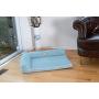 Armarkat Model D08A Medium Bolstered Pet Bed Cushion with Poly Fill Cushion, Soothing Blue