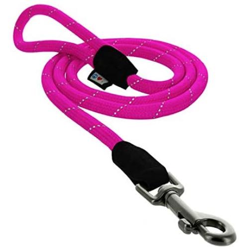 Pawtitas Training Dog Leash 6ft Extremely Durable Rope Leash for Dogs Premium Quality Heavy Duty Rope Lead Strong and Comfortable