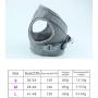 Dog Cat Harness Vest, Pet Soft Safety Mesh Breathable Leash Set with 2 Metal Buckle for Kitties, Puppy (Small)