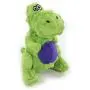 goDog Dinos T-Rex Tough Plush Dog Toy with Chew Guard Technology, Green, Small goDog Dinos T-Rex Tough Plush Dog Toy with Chew Guard Technology, Green, Small