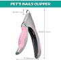 TMOLL BELLE Dog Nails Clippers and File, Professional Pet Grooming Tool, Razor Sharp Blades, Safety Guard to Avoid Overcutting, Design for Small Medium Large Dogs Cats