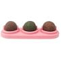 ocijf179 Cat Liking Toy Funny Catnip Catmint Matatabi Cat Liking Playing Chew Mint Ball Toy Pet Supplies - Blue