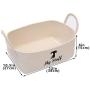 Geyecete Dog Dog Toy Basket Storage Cotton Rope Storage Basket Pet/Doy Toy Box Dog Storage Basket Basket Dog Toy Storage Basket-Dog