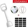 M MAYbabe Pooper Scooper,Dog Pooer Scooper for Large Dogs, No Setup One-Handed Dog Poop Scooper,15rolls Poop Bags Included, Give Away Dispenser and Leash Clip.(White) 19 Inches M MAYbabe Pooper Scooper,Dog Pooer Scooper for Large Dogs, No Setup One-Handed Dog Poop Scooper,15rolls Poop Bags Included, Give Away Dispenser and Leash Clip.(White) 19 Inches