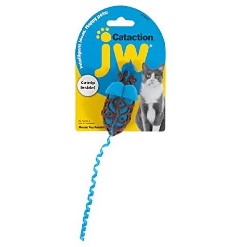 Petmate JW Cataction Mouse Toy, Multicolor