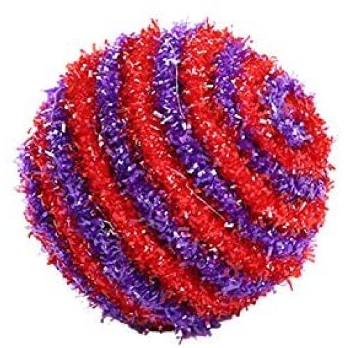 DSstyles Pet Biting Catch Toys,Cat Dog Chasing Toys Scratch-Proof Balls Pet Kitten Cat Exercise Tools Random Color 4.5cm in Diameter