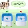 Oududianzi Cat Water Fountain Filter, Pet Fountain Replacement for 84oz/2.5L Automatic Pet Fountain Cat Water Fountain Dog Water Dispenser (Pack of 8)