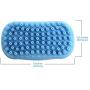 Pets First Pet Bath & Massage Brush Great Grooming Comb for Messaging and Shampooing Dogs, Cats, Small Animals with Short or Long Hair - Soft Rubber Bristles Gently Removes Loose & Shed Fur from Your