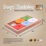 My Intelligent Pets Interactive Dog Toy Made of Wood Dog Sudoku 6 Fields