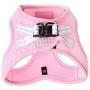 RAINDEE Dog Harness Comfortable Mesh&Breathable Vest Harness for Small Medium Dogs, Pet Vest Harness 4 Sizes, Multiple Colors (Small, Pink)