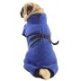 GabeFish Super Absorbent Microfiber Dog Bathrobe Full-Wrap Cats Bath Towel Cape