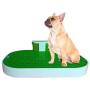 TOPRADE Intelligent Pee Pad Training Tray Indoor Dog Toilet for Peeing Puppies, Odor-Free Alternative to Costly Paper Urine Pads
