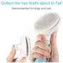 NemuyNeko Pet Dematting Comb Grooming Brush for Dogs and Cats Massage Shedding Tools for Removing Undercoat Knots, Mats & Tangled Hair NemuyNeko Pet Dematting Comb Grooming Brush for Dogs and Cats Massage Shedding Tools for Removing Undercoat Knots, Mats & Tangled Hair