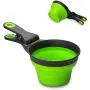 TOP STAR 3 in 1 Pets Silicon Collapsible Measuring Cups,for Pets Dogs,Cats Food Water Scoop,Bag Clip TOP STAR 3 in 1 Pets Silicon Collapsible Measuring Cups,for Pets Dogs,Cats Food Water Scoop,Bag Clip
