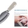 Dog Claw Clippers Pets Nail Scissors and Trimmer Foldable Painless Paws Grooming & Smoothing Tools Safety Guard to Avoid Over-Cutting Nails & Nail File & Hair Removal Brush for Small Large Animals