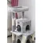 Toozey Cat Tree, 41.3 Inches Multi-Level Cat Tower with 2 Condos, Scratching Posts and Ramp, Soft Plush Cat Houses for Indoor Cats, Made with CARB-Certified Boards Toozey Cat Tree, 41.3 Inches Multi-Level Cat Tower with 2 Condos, Scratching Posts and Ramp, Soft Plush Cat Houses for Indoor Cats, Made with CARB-Certified Boards