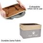 Linen Storage Basket Bin Chest Organizer - Perfect for Organizing CAT Toys Storage,PET Shirts,CAT Coats, CAT Toys, CAT Clothing, CAT Dresses, Gift Baskets