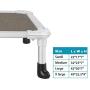 Veehoo Chew Proof Elevated Dog Bed - Cooling Raised Pet Cot - Silver Aluminum Frame and Durable Textilene Mesh Fabric, Unique Designed No-Slip Feet for Indoor or Outdoor Use