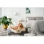 BarksBar Gray Orthopedic Dog Bed - Snuggly Sleeper - with Solid Orthopedic Foam, Extra Comfy Cotton-Padded Rim Cushion and Nonslip Bottom BarksBar Gray Orthopedic Dog Bed - Snuggly Sleeper - with Solid Orthopedic Foam, Extra Comfy Cotton-Padded Rim Cushion and Nonslip Bottom