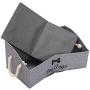 Geyecete Large Dog Toys Storage Bins-Foldable Fabric Trapezoid Organizer Boxes with Cotton Rope Handle,Collapsible Basket for Shelves,Dog Apparel