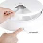 QPETS 6 Meals Automatic Pet Feeder Auto Cat Feeder Dog Automated with Programmable Timer,Auto Dry and Wet Food Dispenser for Cat and Dog Voice Recording and Playing