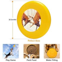 Pet Frisbee Flying Disc Dog Toy - Multifunction Stags Strong Amy Hamilton
