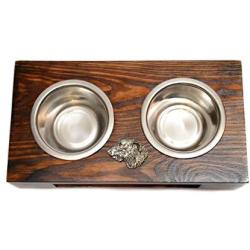 Irish Wolfhound, a Dogs Bowl with a Relief from ArtDog