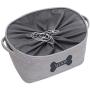 Morezi Cotton Rope Dog Toy Box Puppy Toy Basket Bin with Drawstring Closure - Perfect for Organizing Dog Toys, Blankets, Leashes, Towel, Coats, Diaper, Pet Pee Mat