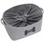 Morezi Cotton Rope Dog Toy Box Puppy Toy Basket Bin with Drawstring Closure - Perfect for Organizing Dog Toys, Blankets, Leashes, Towel, Coats, Diaper, Pet Pee Mat