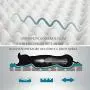 Bedsure Medium Dog Bed for Small, Medium Dogs/Cats Up to 50lbs - Orthopedic Egg-Crate Foam with Removable Washable Cover - Water-Resistant Pet Mat for Crate, Grey