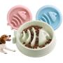 GaoCold Fish Shape Slow Feeder Dog Bowl,Funny Feeder No Chocking Slow Feeder Bloat Stop Dog Food Water Bowl
