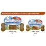 Pet Qwerks Flavor Infused BarkBone - Durable Chew Toy for Aggressive Chewers, Tough Extreme Power Chewer Bones | Made in USA