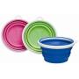 Bamboo Silicone Pop-Up Travel Bowl, Colors Vary