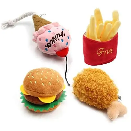 chengzui Dog Chew Molar Various Food Fries Hamburger Chicken Leg Shape Teeth Cleaning Toys Puppy Bites Training Brushing Stick Dental Care for Pet Chewing Interactive chengzui Dog Chew Molar Various Food Fries Hamburger Chicken Leg Shape Teeth Cleaning Toys Puppy Bites Training Brushing Stick Dental Care for Pet Chewing Interactive