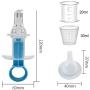 Pet Pill Popper Soft Tip Plastic Syringe for Pet Feeding Oral Syringe and Medicine Dropper Pet Liquid Feeding Kit for Cats Dogs Small Animals