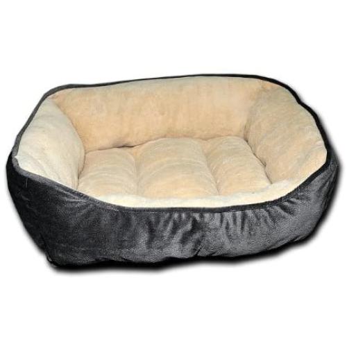 long rich Large Classic Rectangle Dog and Pet Bed, 24x34 inches. by Happycare Textiles