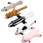 Erich Dog Squeak Toy No Stuffing Puppy Toy Soft Plush Dog Chew Toy Pack - 5 Packs