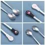 4 Pieces Dog Cat Spoon Pet Can Spoon Stainless Steel Pet Food Spoon Cat Claw Spoon for Dog and Cat Food Can, White and Black 4 Pieces Dog Cat Spoon Pet Can Spoon Stainless Steel Pet Food Spoon Cat Claw Spoon for Dog and Cat Food Can, White and Black