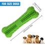 Outopu Pet Toothbrush Silicone Chew Toy - Doggy Teeth Cleaning Small Dog Bone Shape Stick Dog Toothbrush Doggy Puppy Dental Care Dog Chew Toy Dog Cleaning Mouth Teeth Care Products Pet Supplies